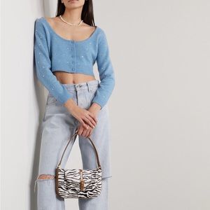 ✨Reformation Nathalia Regenerative Wool Cardigan (Relaxed Blue)